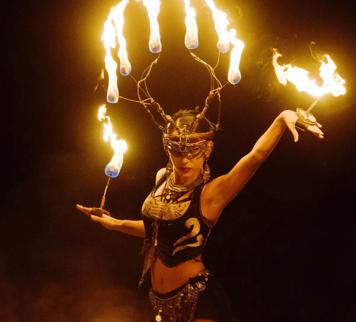 Add some excitement & entertainment to any even with one of our fire dancers